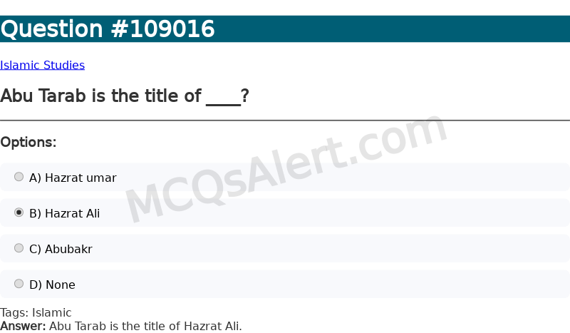 Question Screenshot