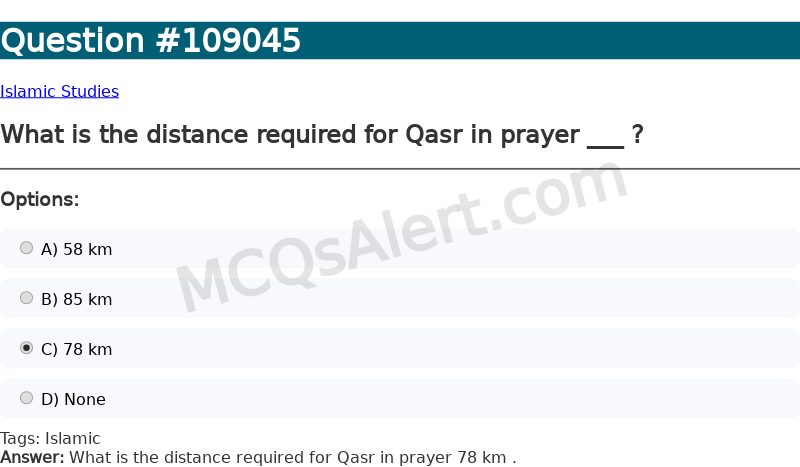 Question Screenshot