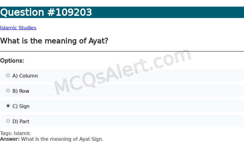 Question Screenshot