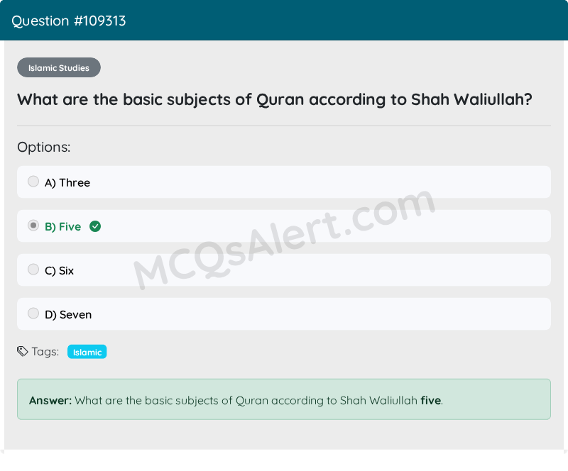 Question Screenshot