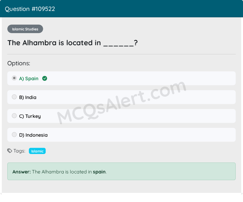 Question Screenshot