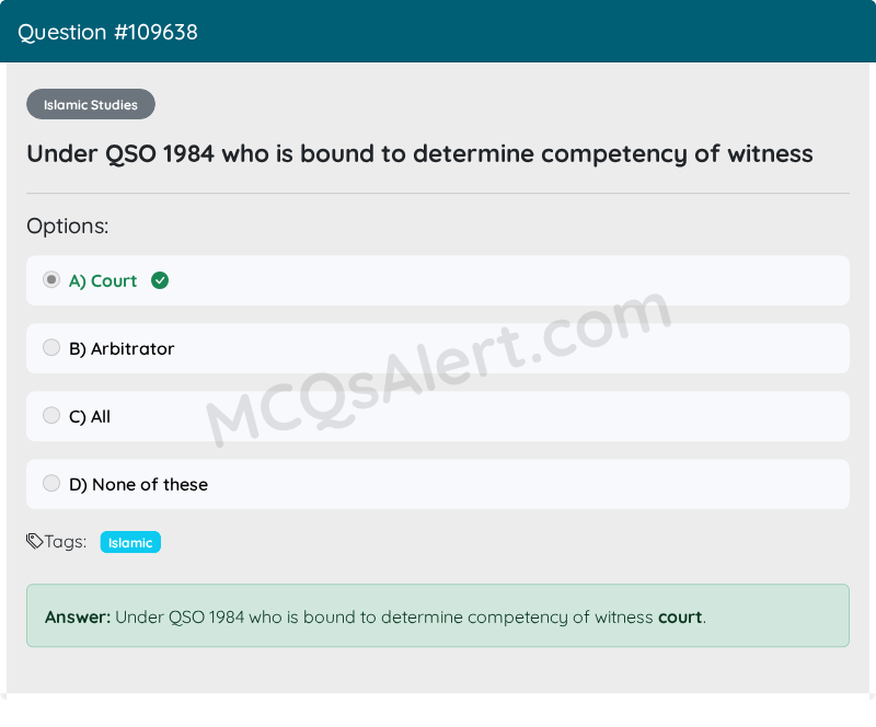 Question Screenshot