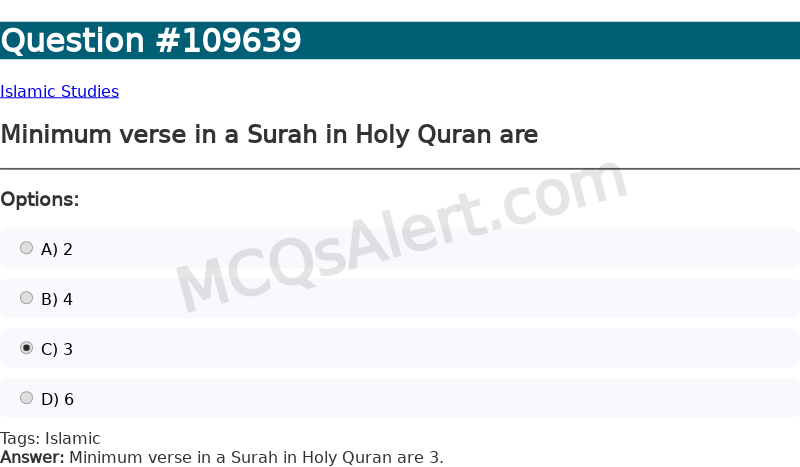 Question Screenshot