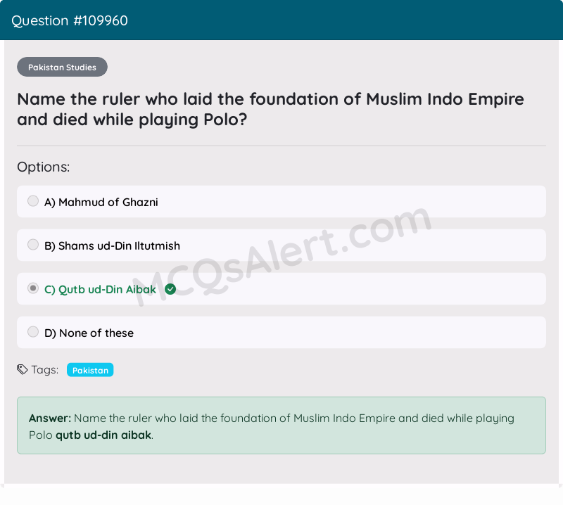 Question Screenshot