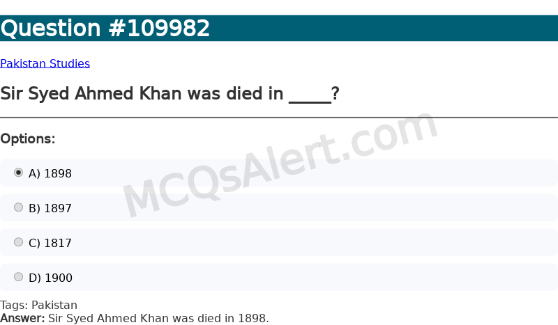Question Screenshot