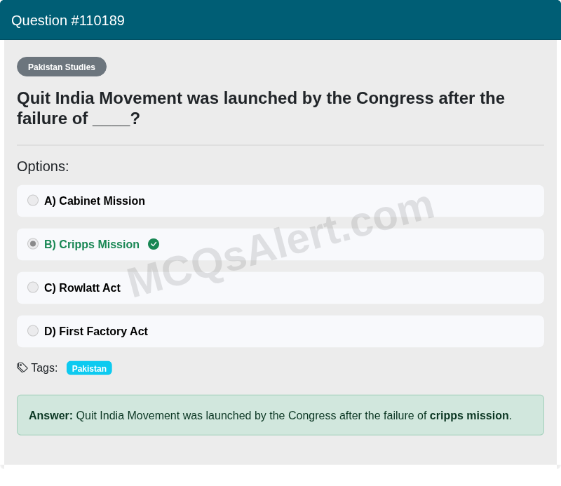 Question Screenshot