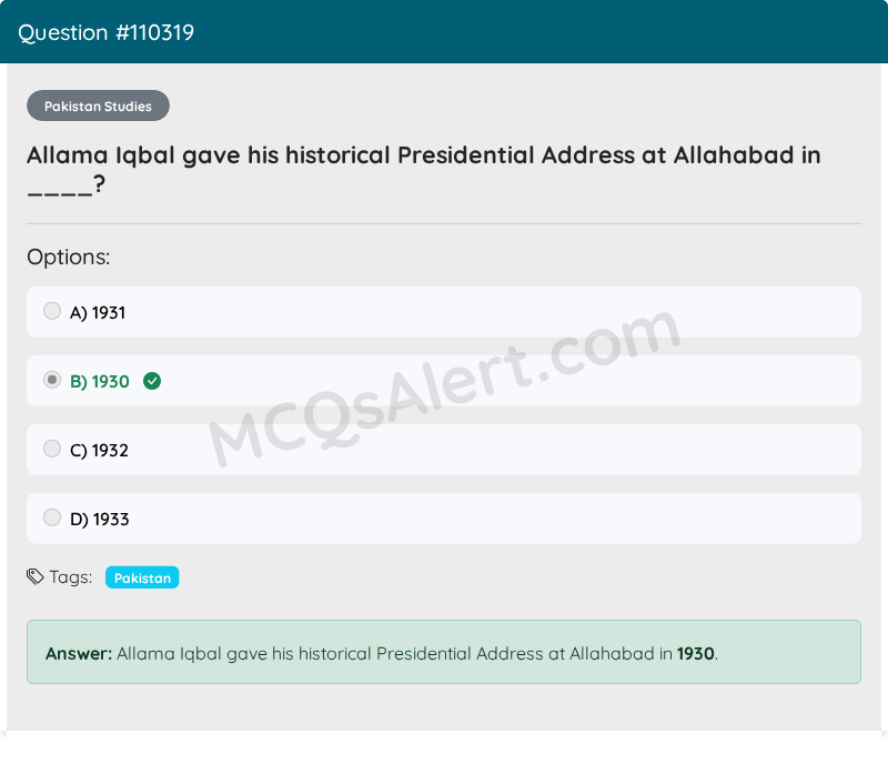 Question Screenshot