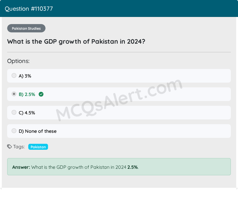 Question Screenshot