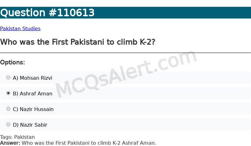 Question Screenshot