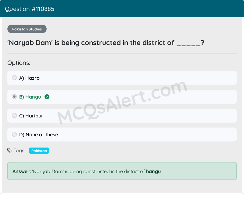 Question Screenshot