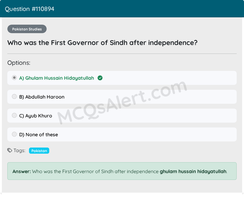 Question Screenshot