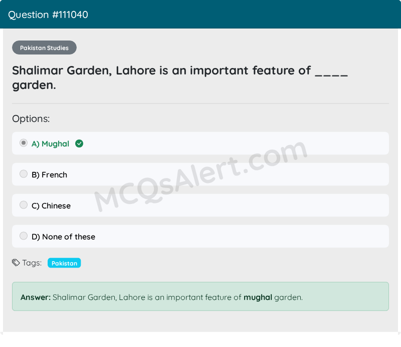 Question Screenshot