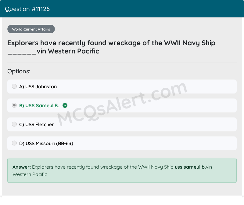 Question Screenshot