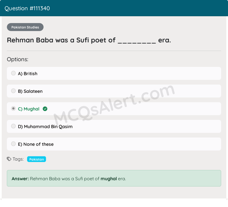 Question Screenshot