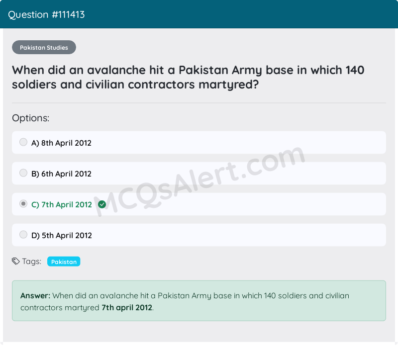 Question Screenshot