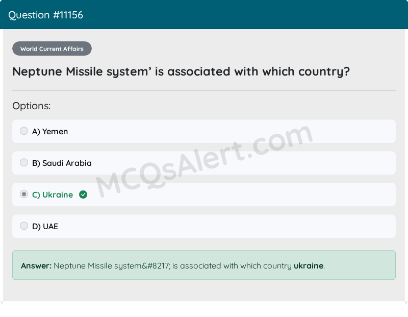 Question Screenshot