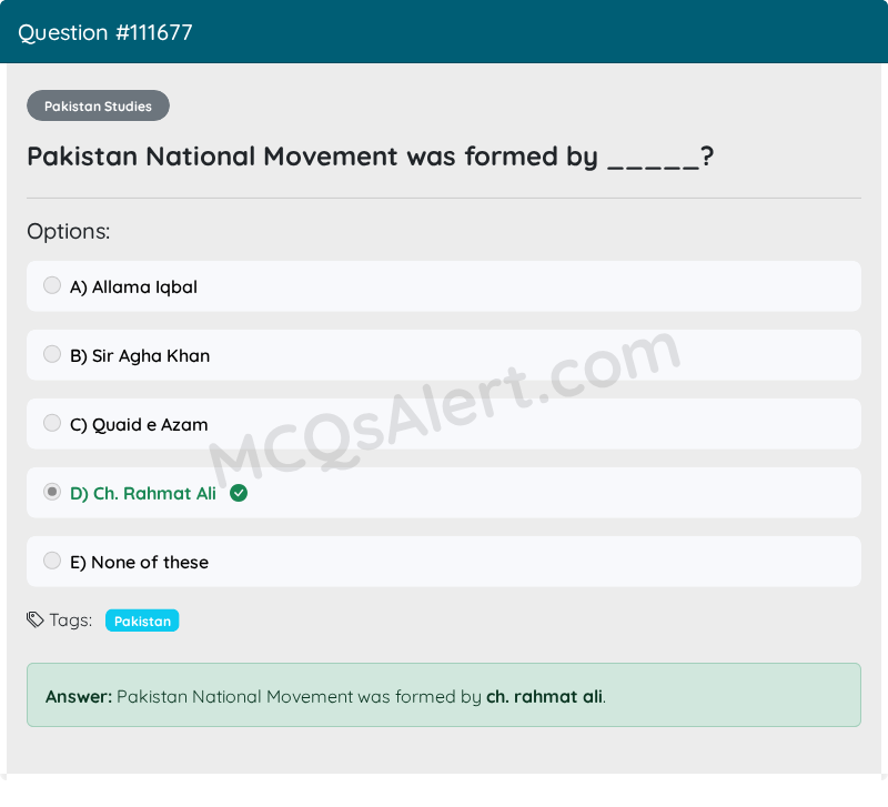 Question Screenshot