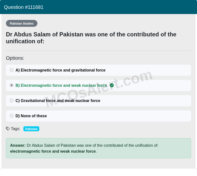 Question Screenshot