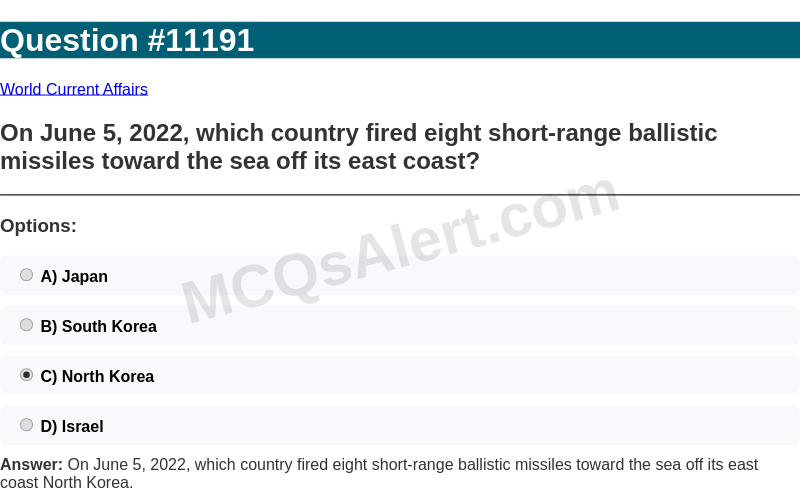 Question Screenshot