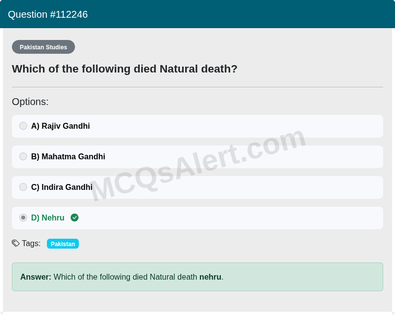 Question Screenshot
