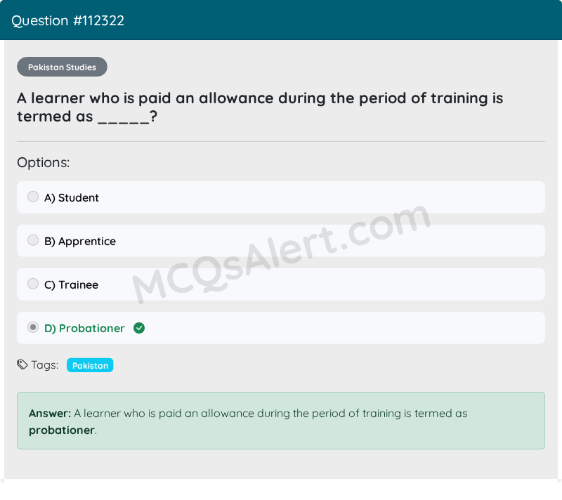 Question Screenshot