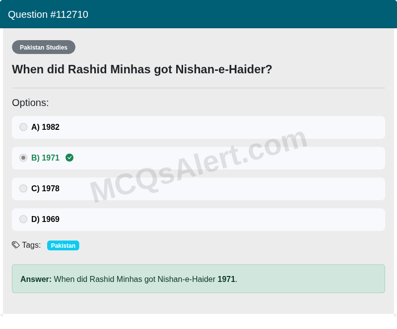 Question Screenshot