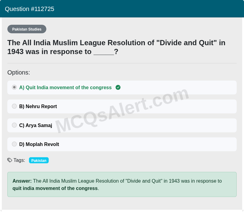 Question Screenshot