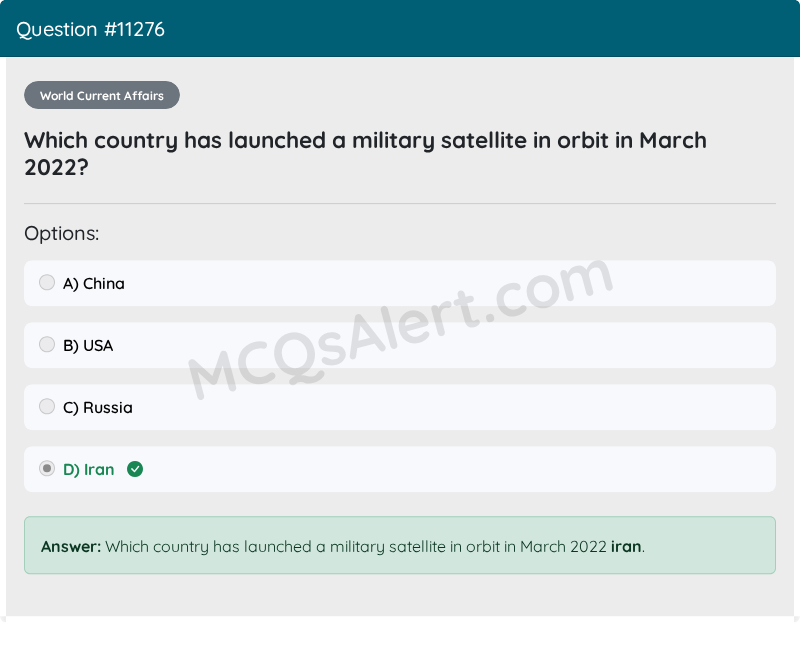 Question Screenshot