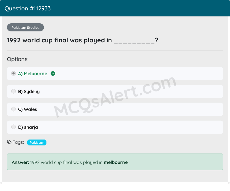 Question Screenshot