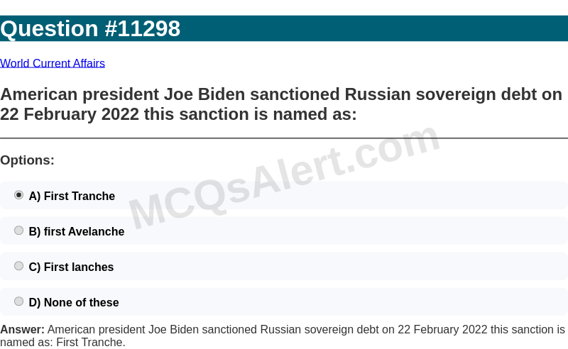 Question Screenshot