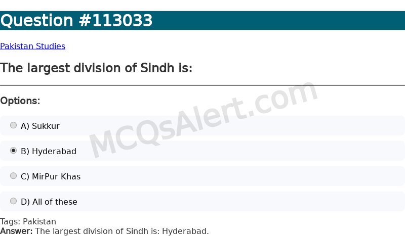 Question Screenshot