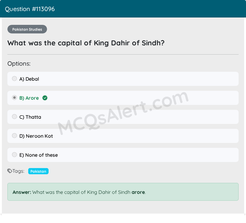 Question Screenshot