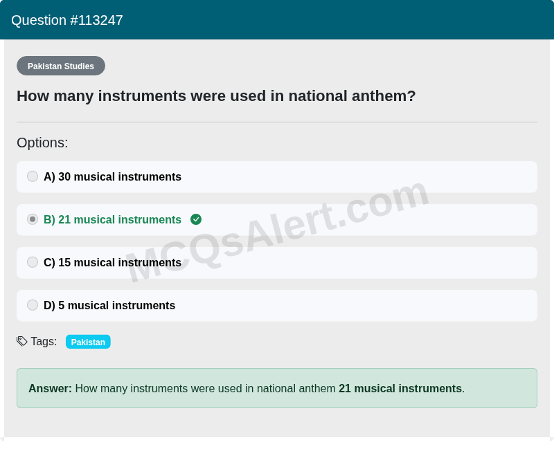 Question Screenshot