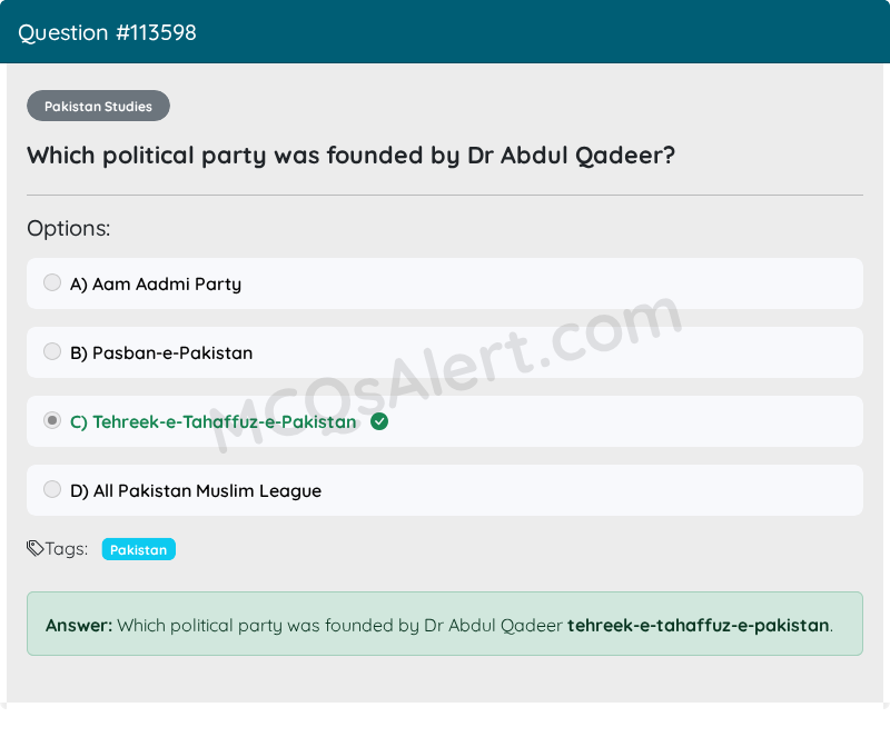 Question Screenshot