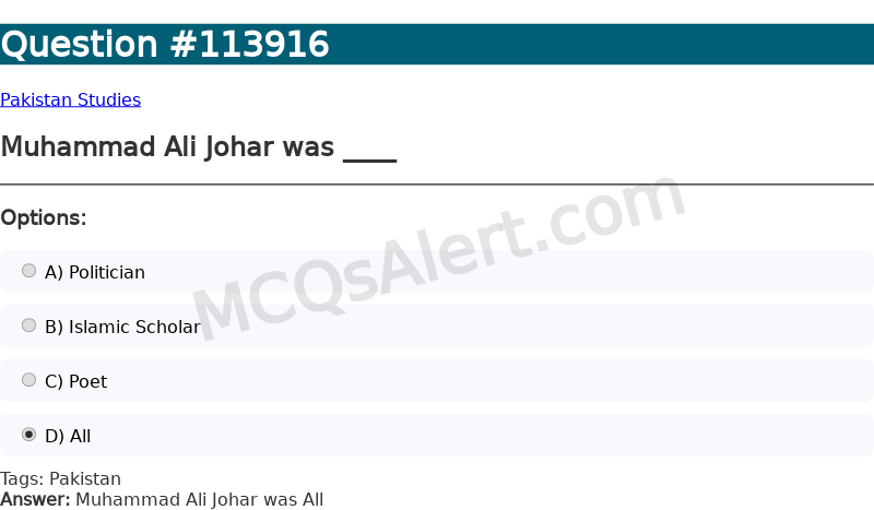 Question Screenshot