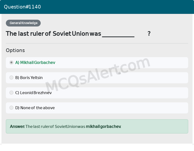 Question Screenshot
