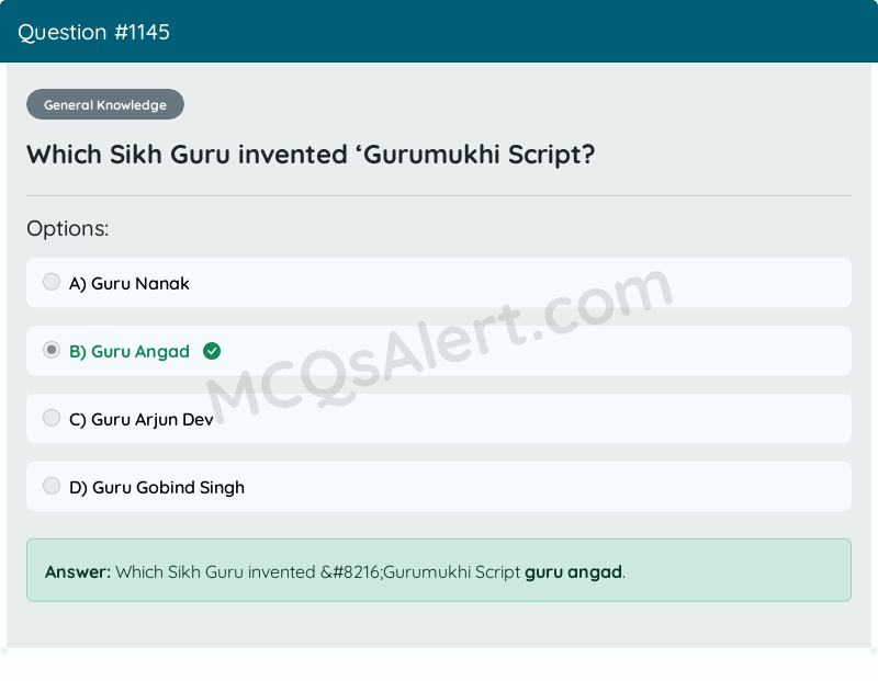 Question Screenshot