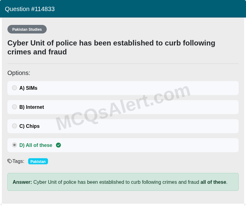 Question Screenshot