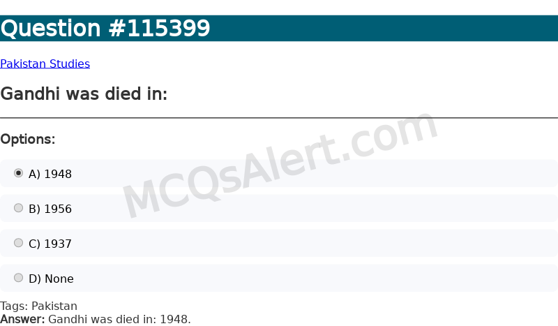 Question Screenshot