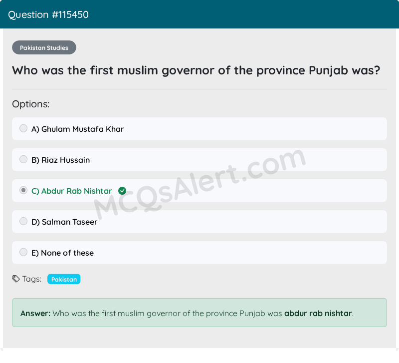 Question Screenshot
