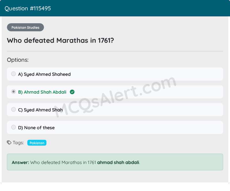 Question Screenshot