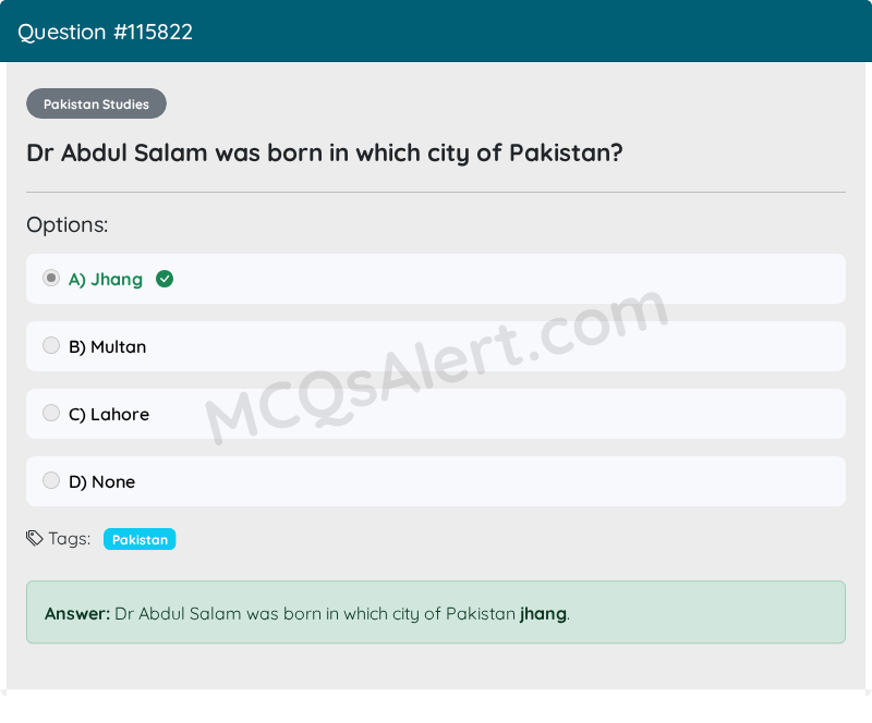 Question Screenshot