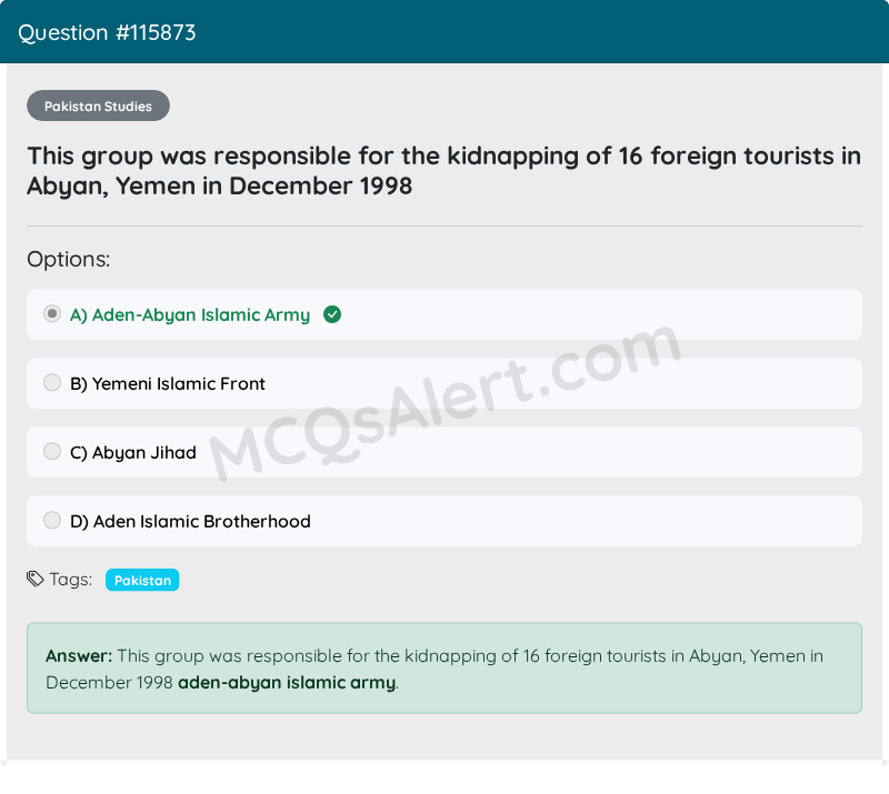Question Screenshot