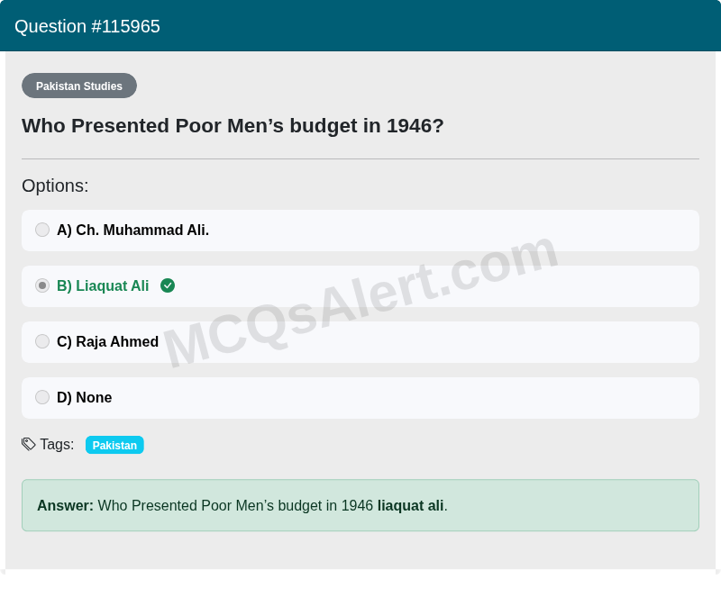 Question Screenshot