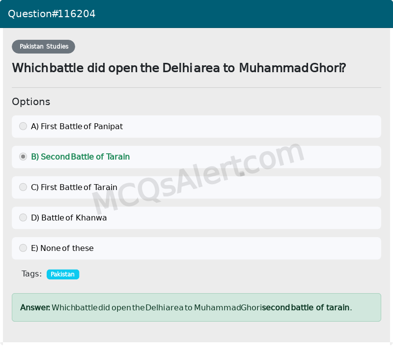 Question Screenshot
