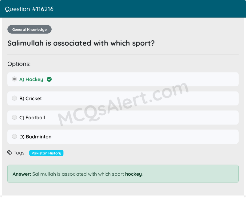 Question Screenshot