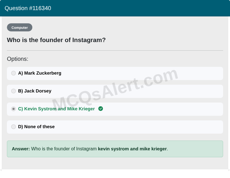 Question Screenshot