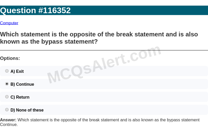 Question Screenshot