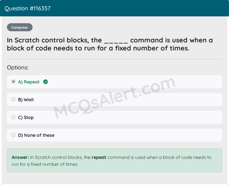 Question Screenshot