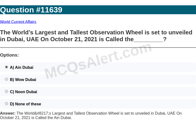 Question Screenshot